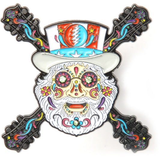 Grateful Dead Papa Jerry Pewter Pin Badge