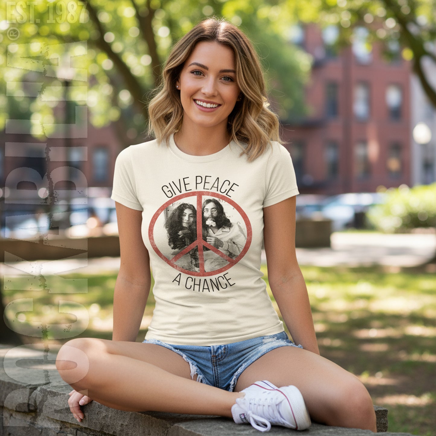 Give Peace A Chance Jrs Tee Junior Top