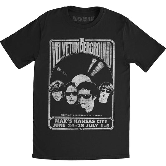 Velvet Underground Velvet Vinyl Slim Fit T-shirt Front
