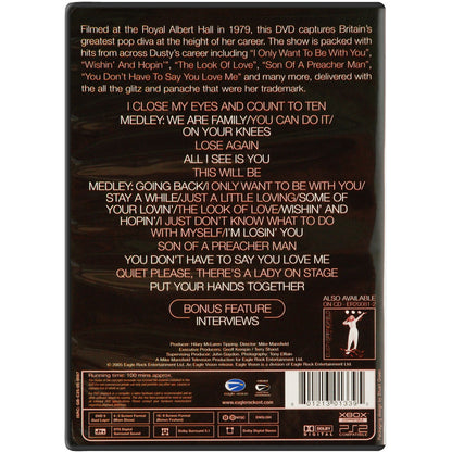 Dusty Springfield Live DVD