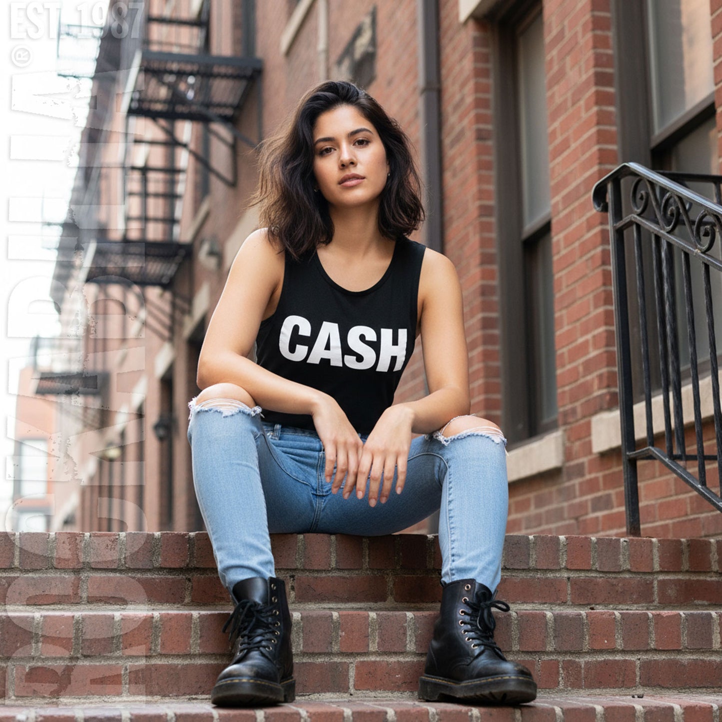 CASH Faded Women's Tank Womens Tank