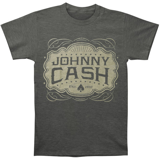 Johnny Cash JC Emblem T-shirt Front
