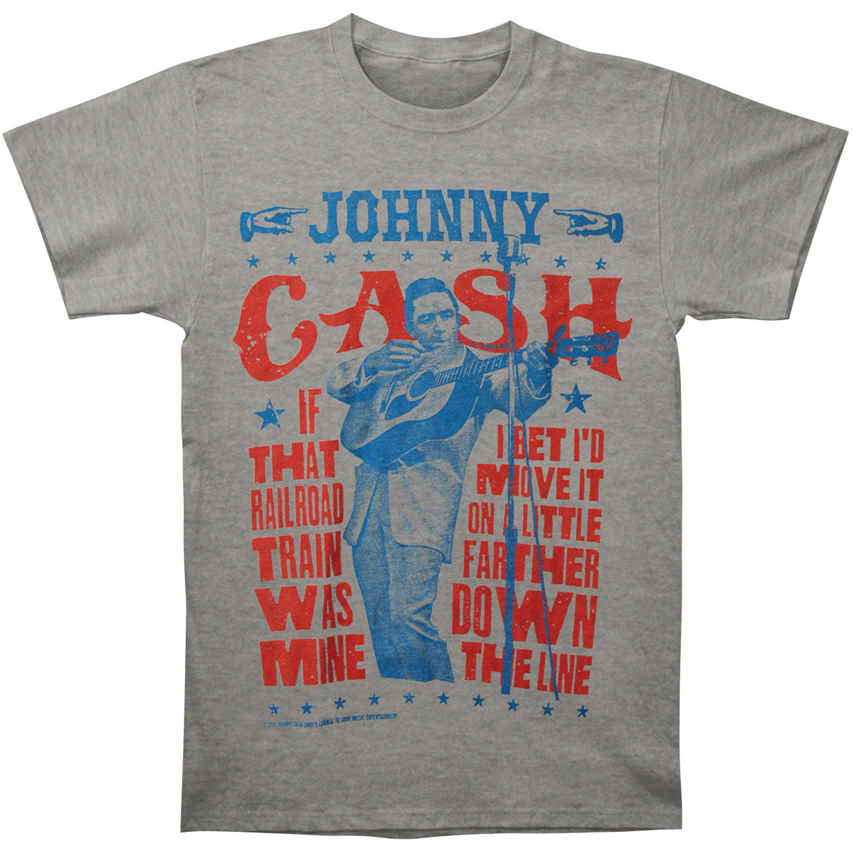 Johnny Cash JC Handbill T-shirt Front