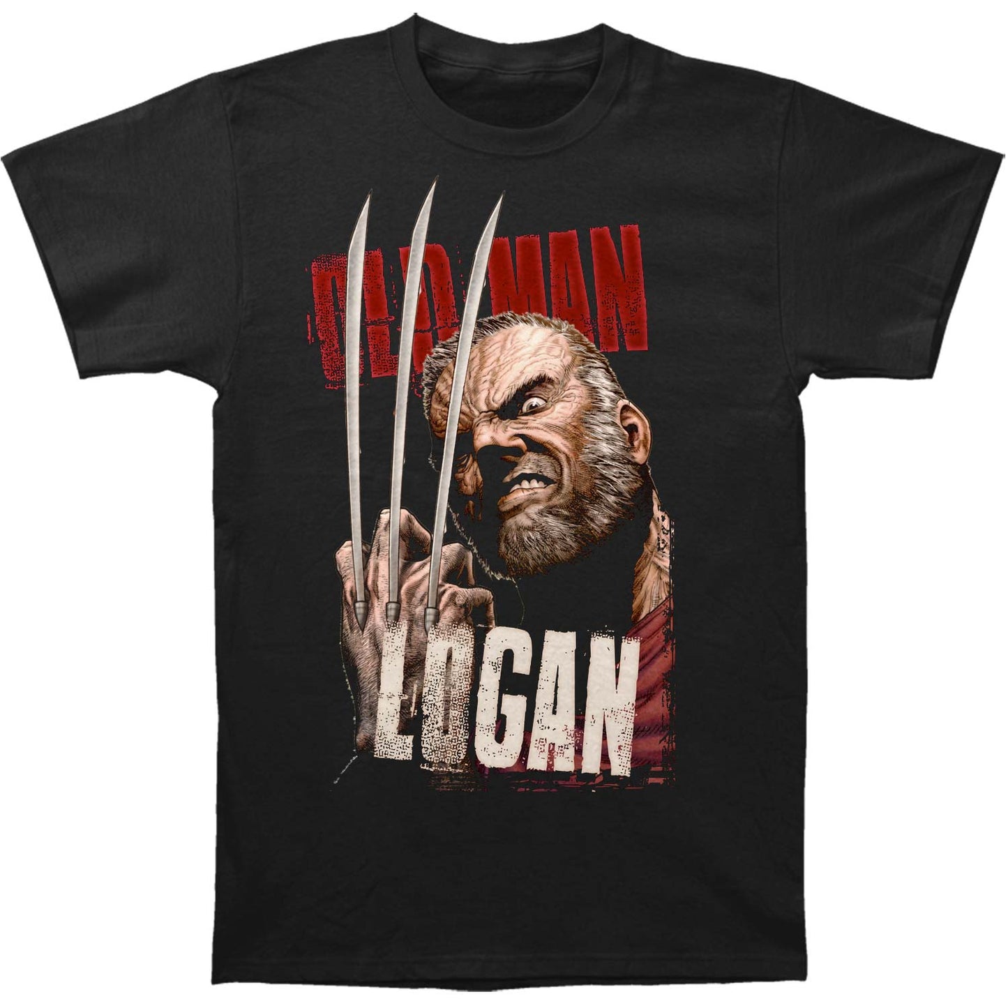 Wolverine Old Man Logan Slim Fit T-shirt Front