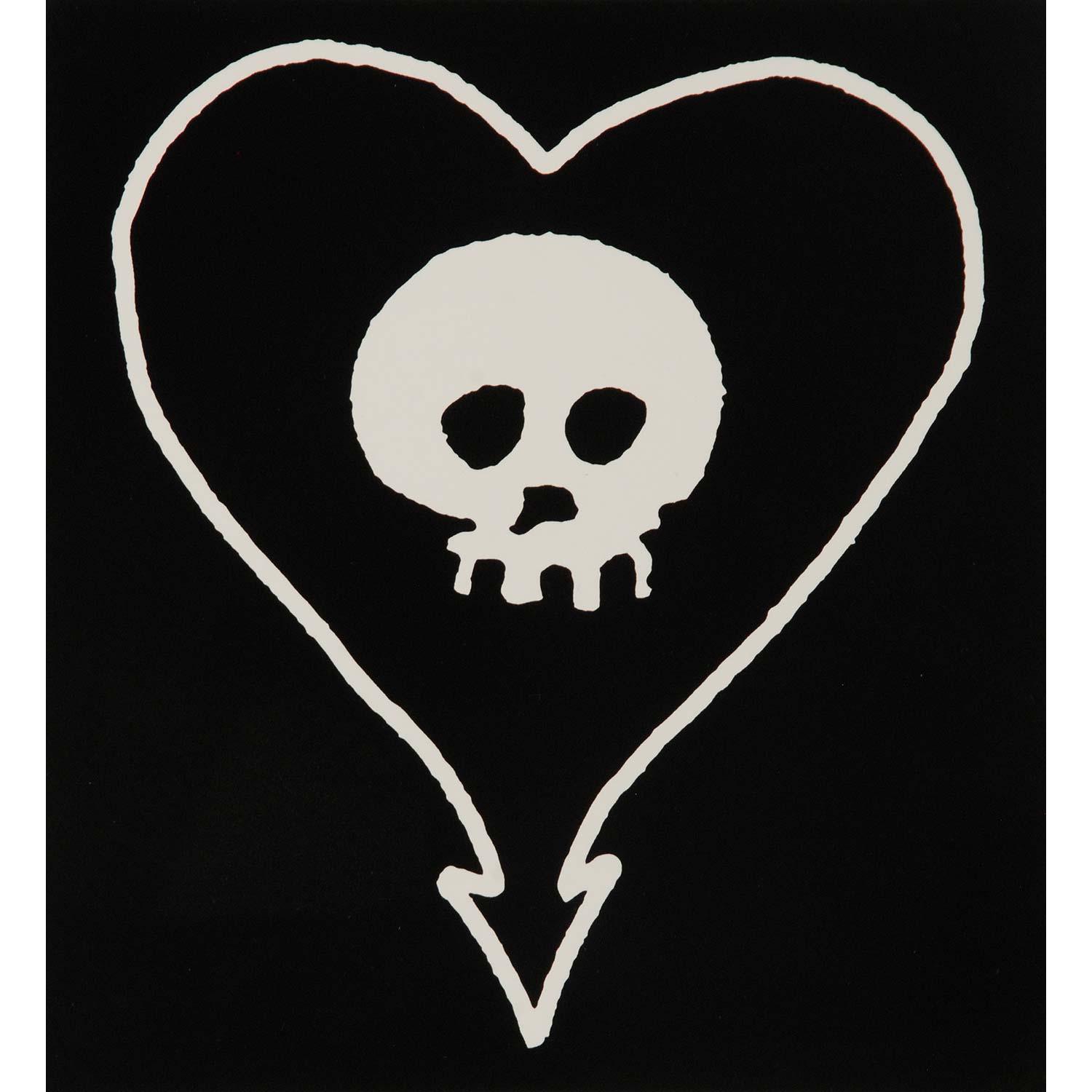 Heartskull Vinyl Sticker Sticker