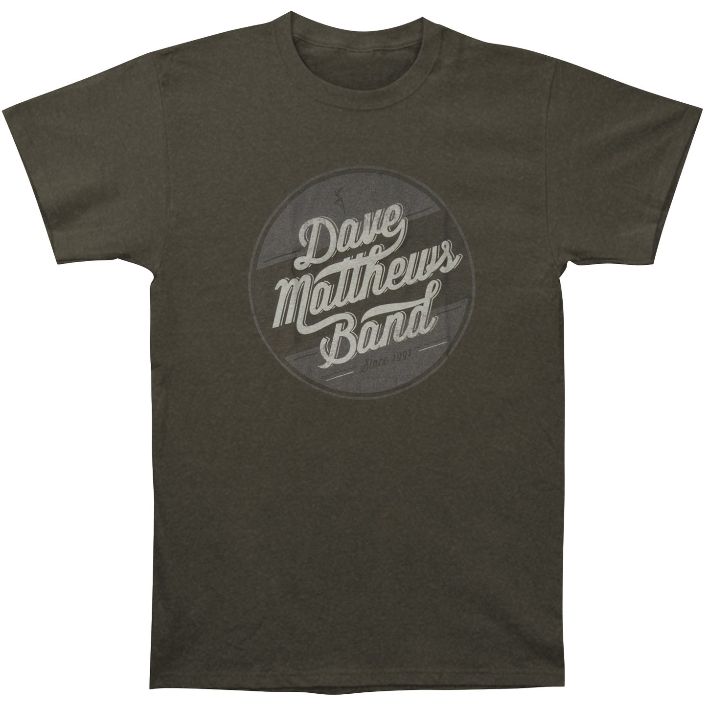 Dave Matthews Band Circle Logo Slim Fit T-shirt Front