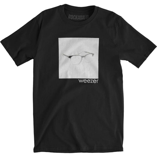 Weezer Pixel Glasses Slim Fit T-shirt Front