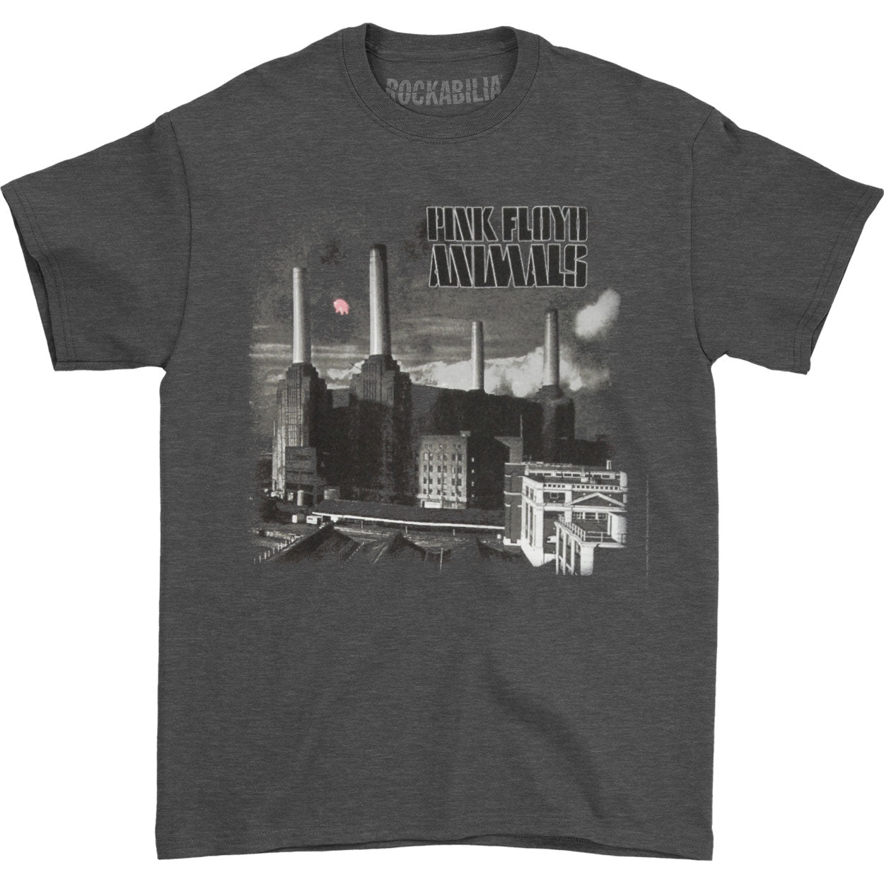 Pink Floyd Animals Monotone T-shirt Front