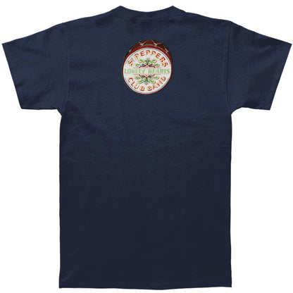 Beatles Sgt Pepper Blue Slim Fit T-shirt Back