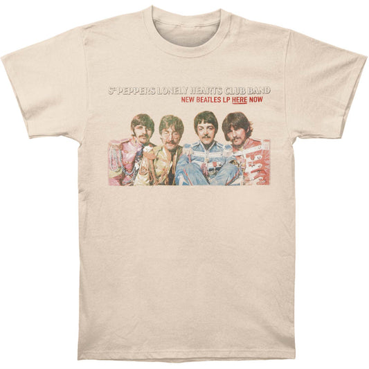 Beatles LP Here Now Slim Fit T-shirt Front