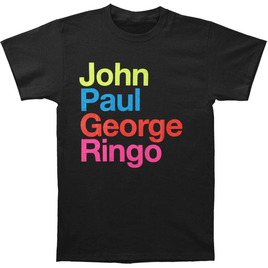 Beatles JPG & R Pepper Suit Color Slim Fit T-shirt Front
