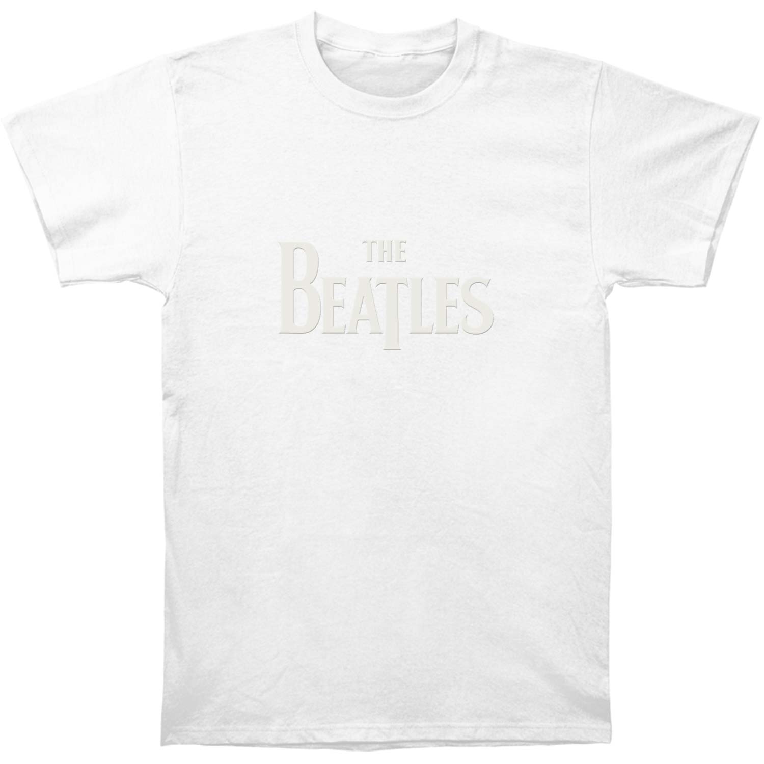 Beatles Drop T Logo With Hi-Build Application Slim Fit T-shirt Front