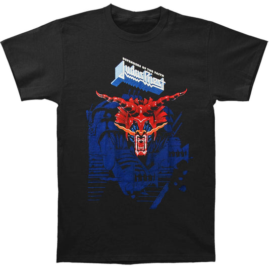 Judas Priest Defenders Blue T-shirt Front