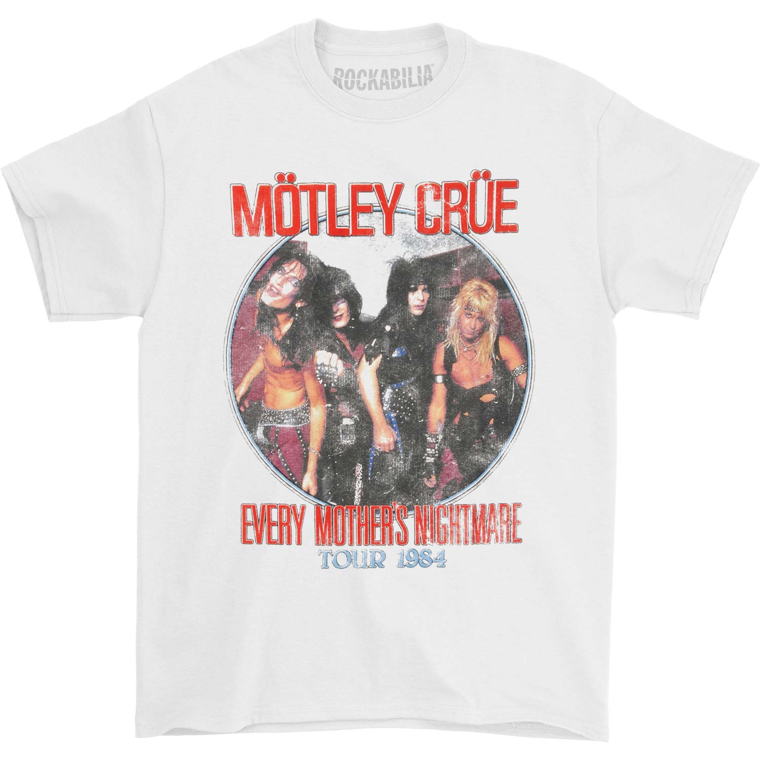 Motley Crue Every Mothers Nightmare T-shirt Front