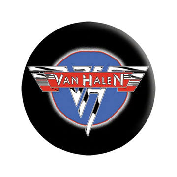 Van Halen Classic Logo Button Front