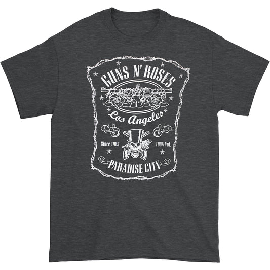 Paradise City Label Soft Heather Grey Tee (Only 1 Available) Slim Fit T-shirt