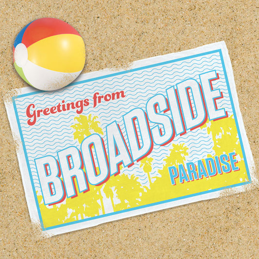 Broadside Greetings From... Towel Front