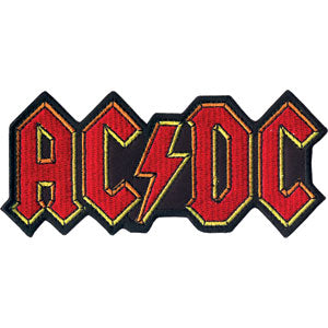 AC/DC Logo Embroidered Patch Front