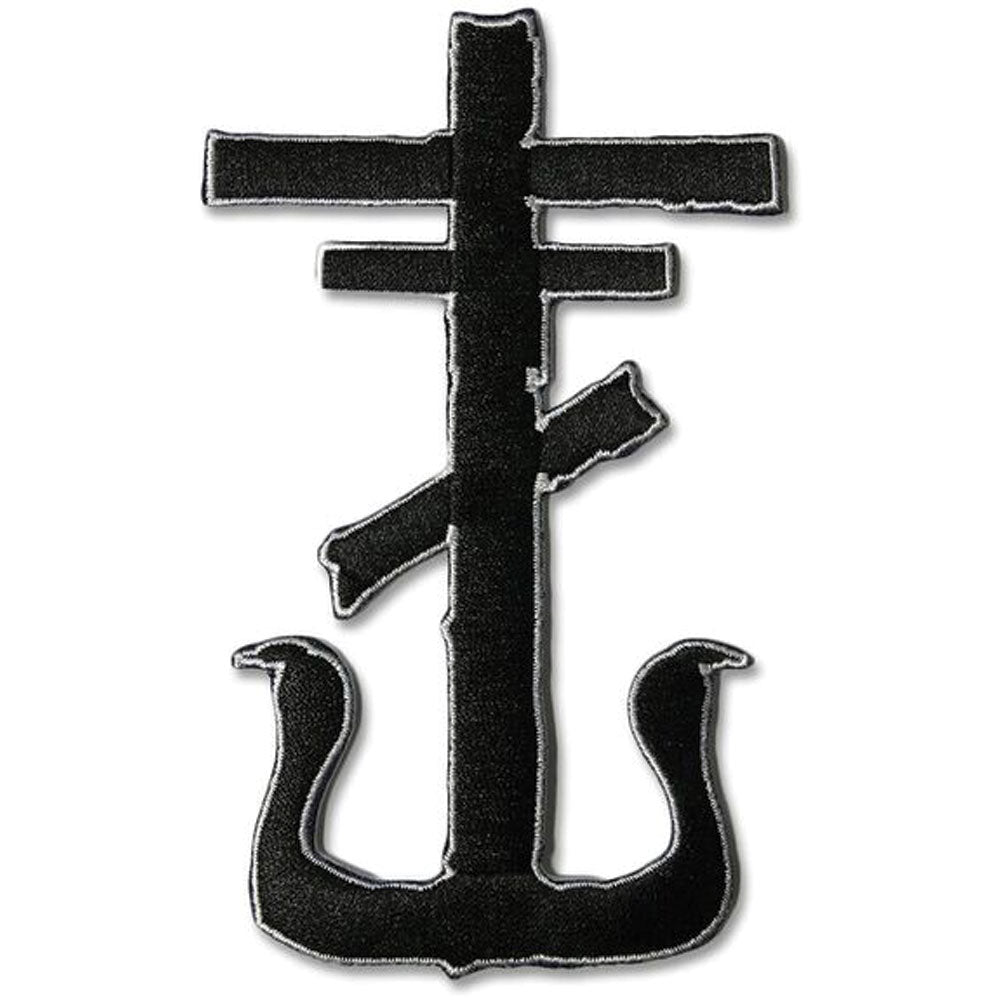 Frank Iero And The Celebration Cross Embroidered Patch Front