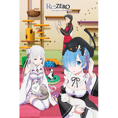 Re-Zero Cats Domestic Poster