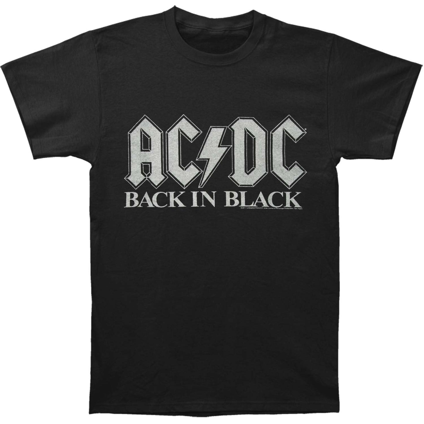 AC/DC Back In Black T-shirt Front