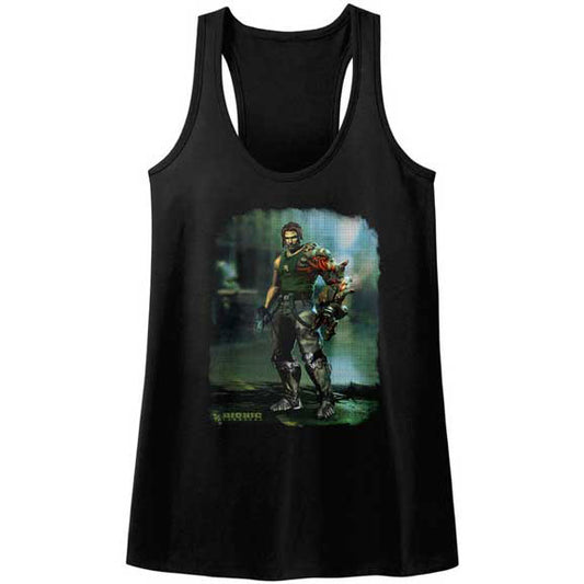 Bionic Commando Damaged Road Womens Tank Front