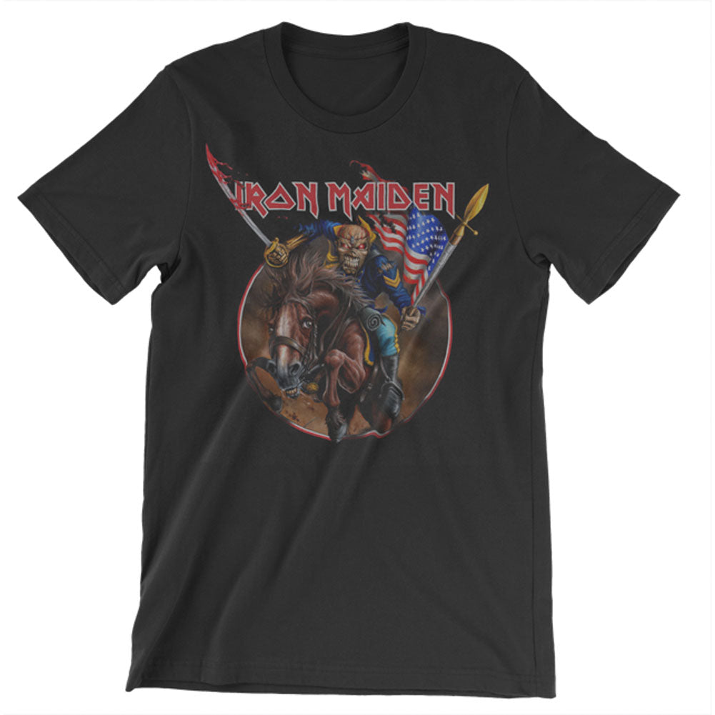 Iron Maiden Maiden England - Custer USA Version T-shirt Front