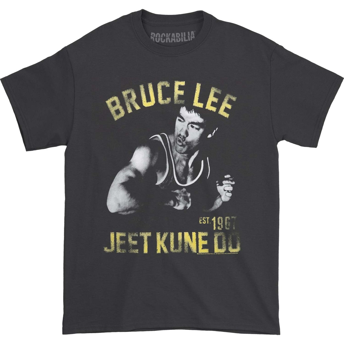 Bruce Lee Action T-shirt Front