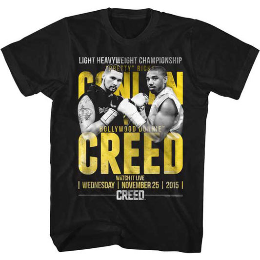 Creed (Movie) Conlan Vs Creed T-shirt Front