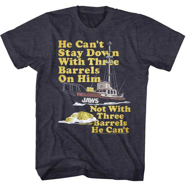 Jaws 70s Barrels T-shirt Front