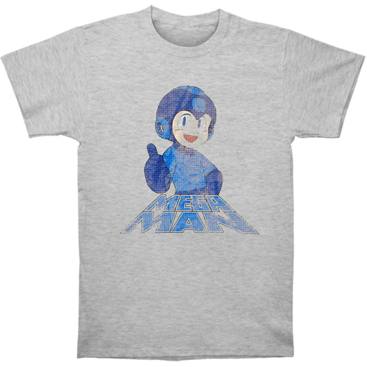 Mega Man Right On T-shirt Front
