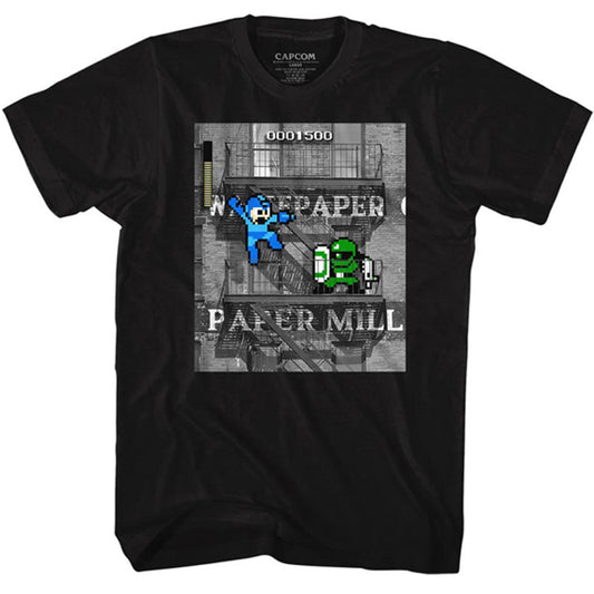 Mega Man IRL Man T-shirt Front