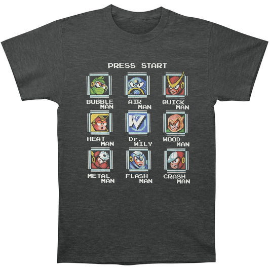 Mega Man Stage Select T-shirt Front