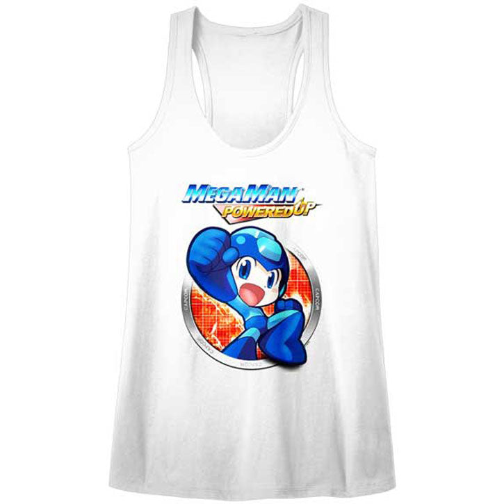 Mega Man Powered Up Womens Tank Front