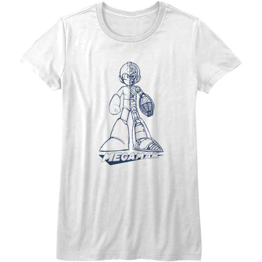 Mega Man Blueprint Junior Top Front