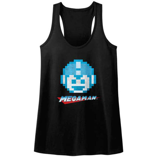 Mega Man Mega Face Womens Tank Front