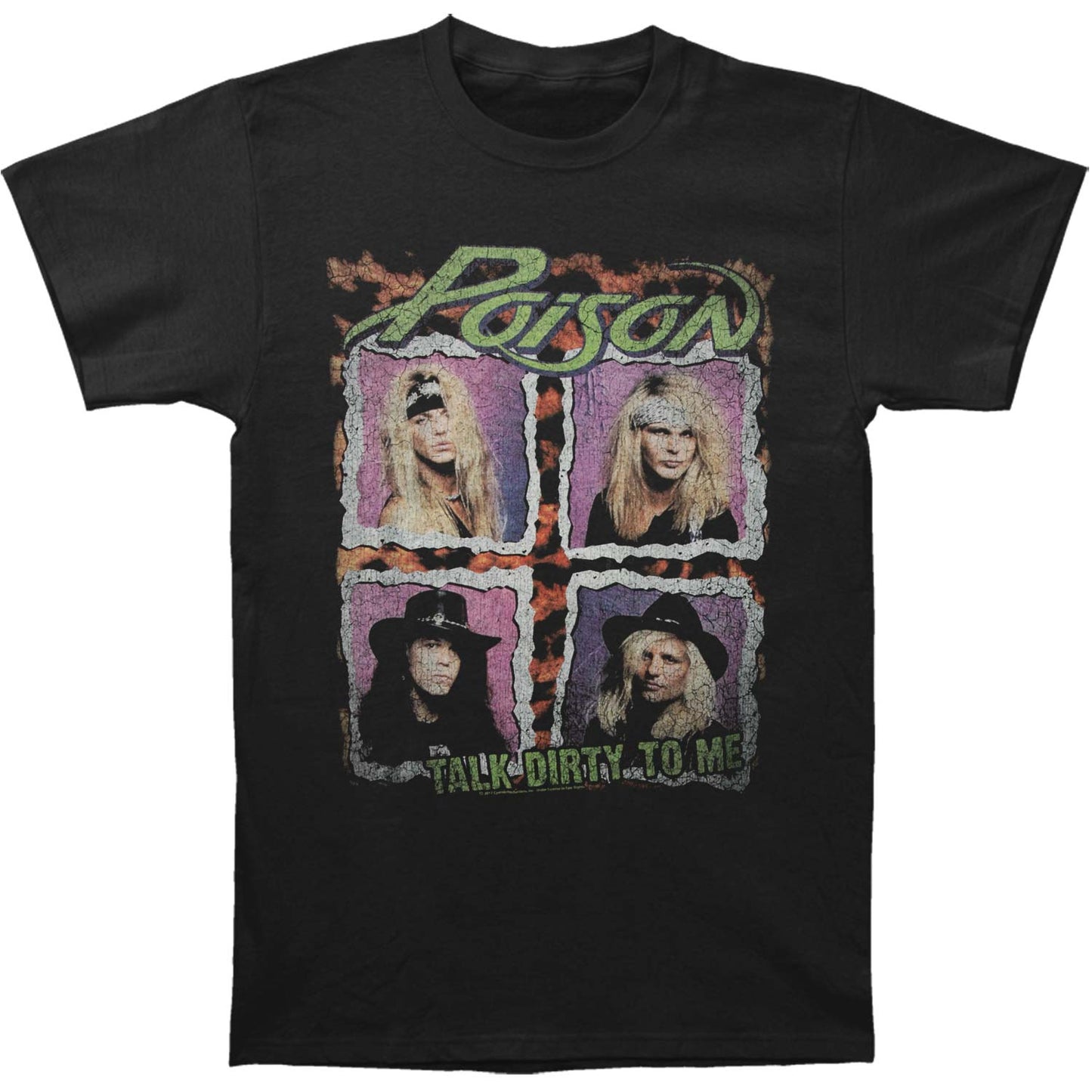 Poison Dist Tour T-shirt Front