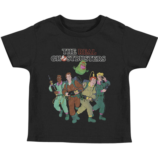Ghostbusters The Whole Crew Childrens T-shirt Front