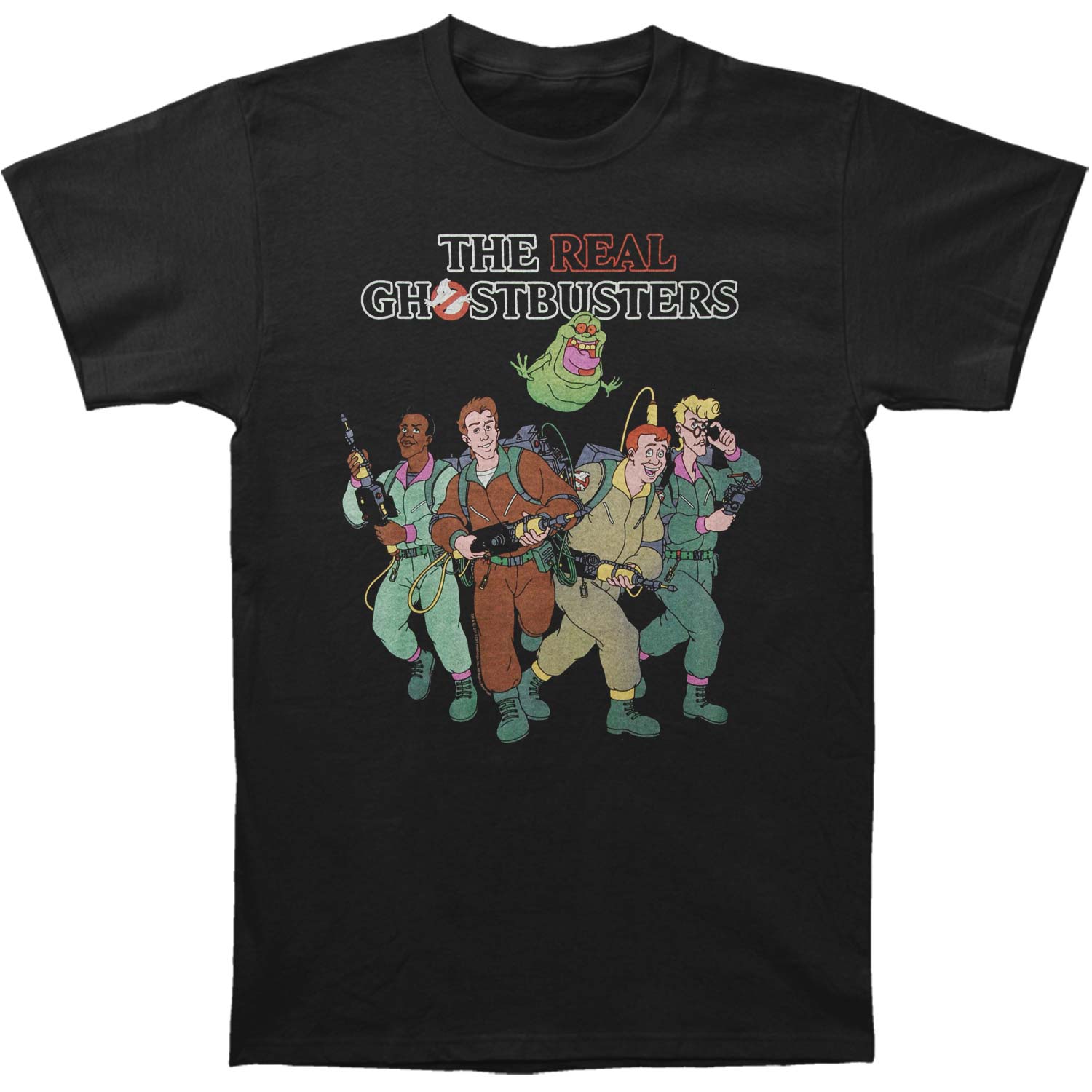 Ghostbusters The Whole Crew T-shirt Front