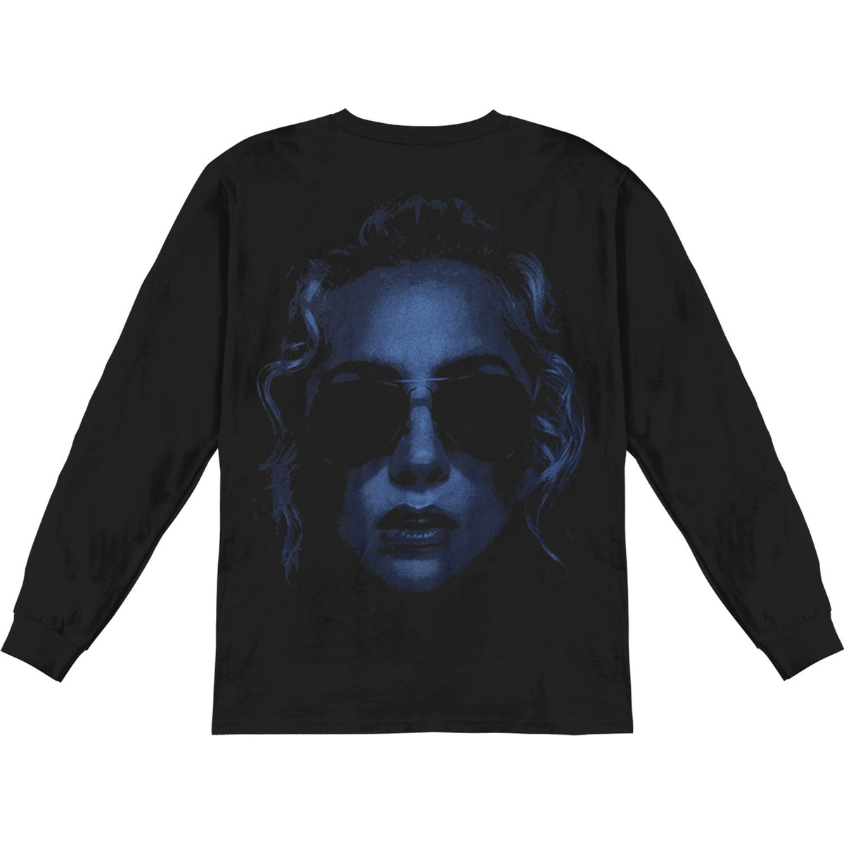Lady Gaga Blue Face Long Sleeve Back