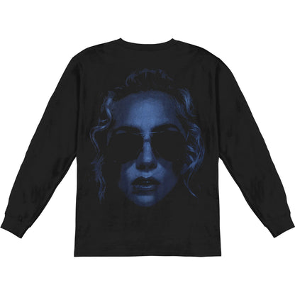 Lady Gaga Blue Face Long Sleeve Back