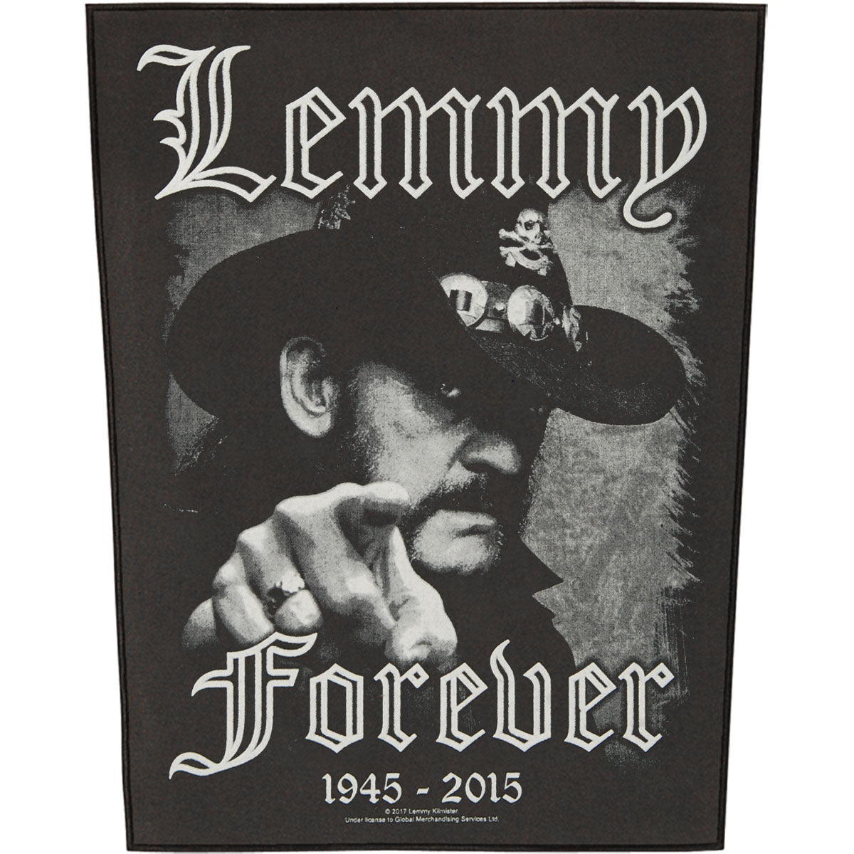 Motorhead Lemmy Forever Back Patch