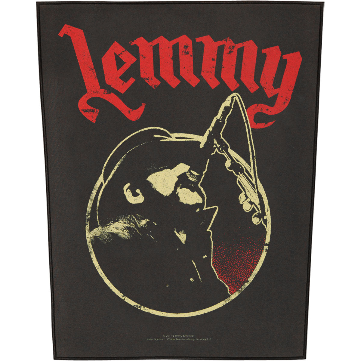 Motorhead Lemmy Microphone Back Patch
