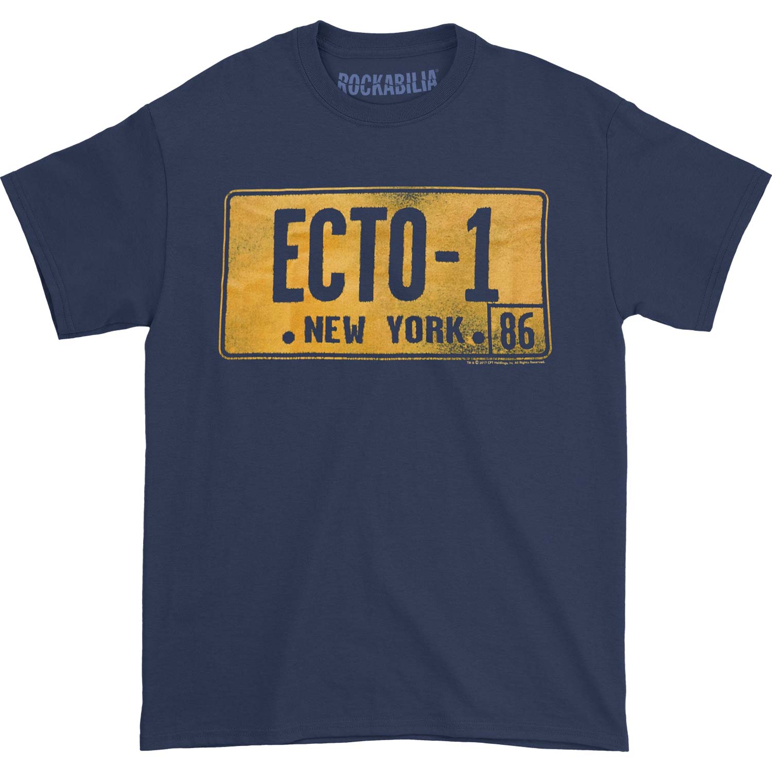 Ghostbusters GB Plate T-shirt Front