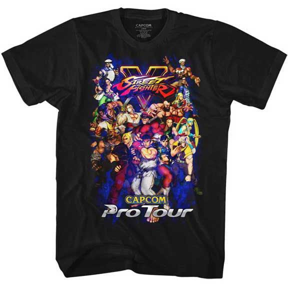Street Fighter Pro Tour 2 T-shirt Front