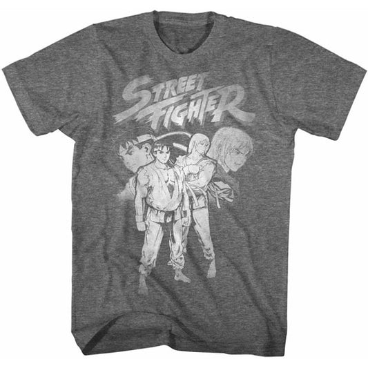Street Fighter SF Alpha 3 Slim Fit T-shirt Front