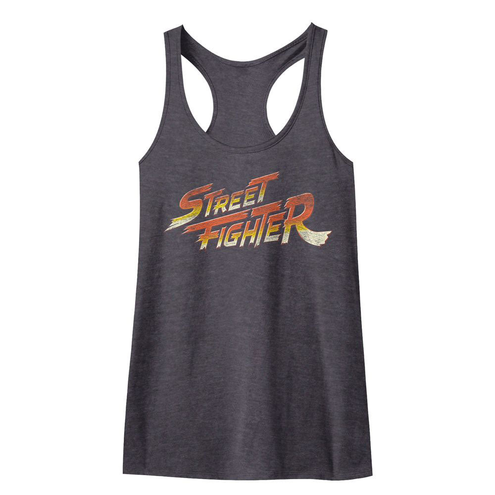 Street Fighter Logo Womens Tank Front