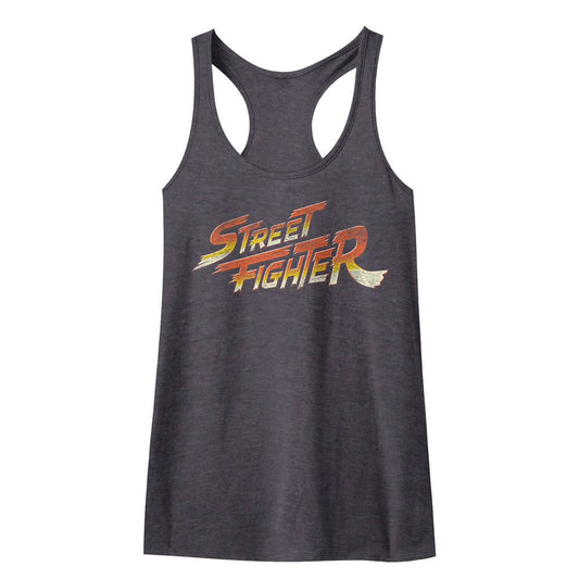 Street Fighter Logo Womens Tank Front