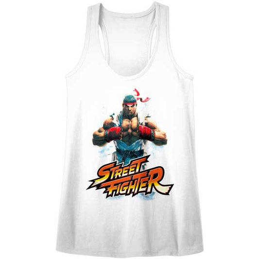 Street Fighter Ryu Womens Tank Front