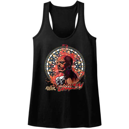 Street Fighter Dhalsim Womens Tank Front